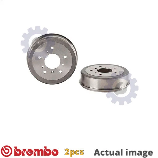 2X BRAKE DRUM FOR VW LT/2835/I/Bus/2850/ /Van/Platform/Chassis LT28